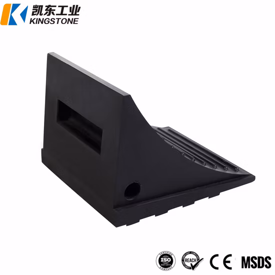 Calços de roda de borracha reciclada com preço de fábrica para caminhões