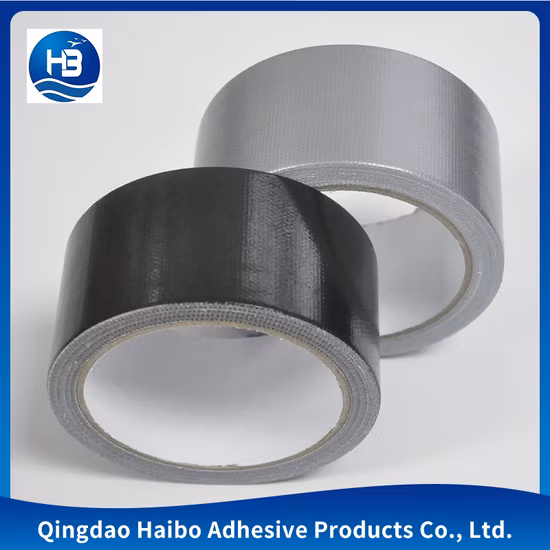 Fita adesiva para reparo de tecido de borracha, encadernação, pano personalizado, fita adesiva pesada preta, cinza e prateada