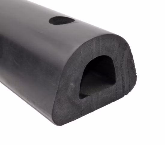 Pára-choque de borracha Marine D para proteção lateral do navio